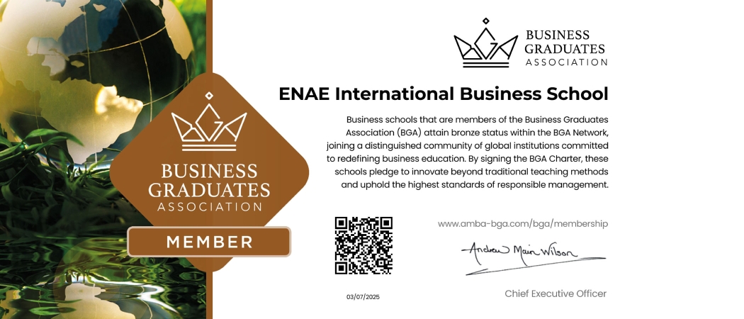 ENAE joins BGA: the global network of schools committed to positive impact ENAE joins BGA: the global network of schools committed to positive impact